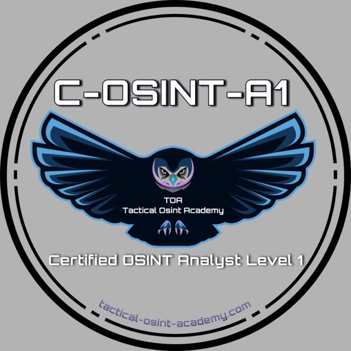 RA_blanchard's tweet photo. Certified OSINT Analyst Level 1 @OSINT_Tactical  . Merci à eux pour la qualité de la formation comme à chaque stage ! #ffpr #OSINT #tacticalsystems #cybersecurity_in_excellence #socmint #CTF #tacsys #cpo #security https://t.co/iD7Tzwv0sz