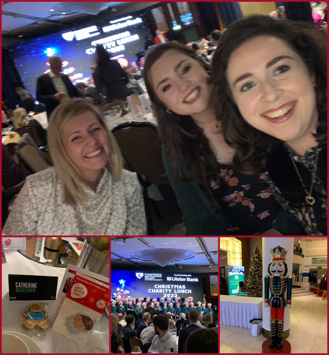 cmck3own's tweet photo. ✨Let’s Go Christmas ✨ — a lovely afternoon with @fpmaccountants to kick-off the festive season with the return of the @ChartAccsUlster Christmas lunch in partnership with @UlsterBank at @europahotel! 🎄

A fantastic, sold-out event supporting @nichstweet 🎗️ https://t.co/YfZUlakL17