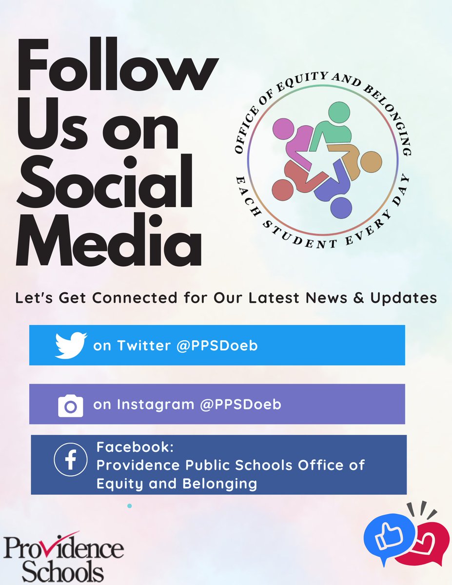 Providence Schools Office of Equity and Belonging tweet media