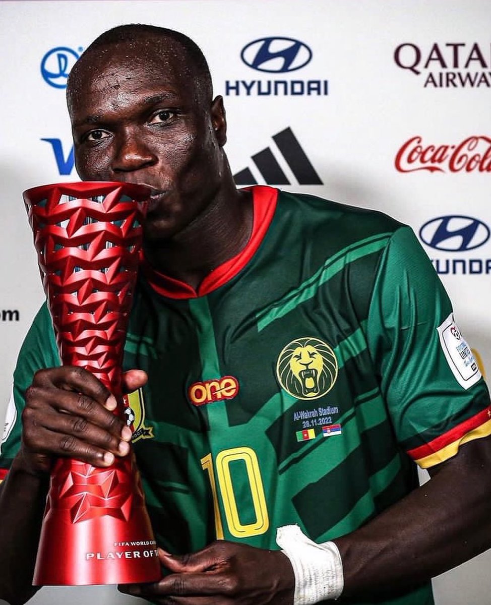 Le Cameroun premier équipe  Africaine à battre le Brésil 🇧🇷 en coupe du monde 

Merci <a href="/devis_epassy/">Devis Epassy</a>  &amp; <a href="/Vincentaboubaca/">Vincent Aboubakar</a> 

#FIFAWorldCup #Qatar2022 #cameroun