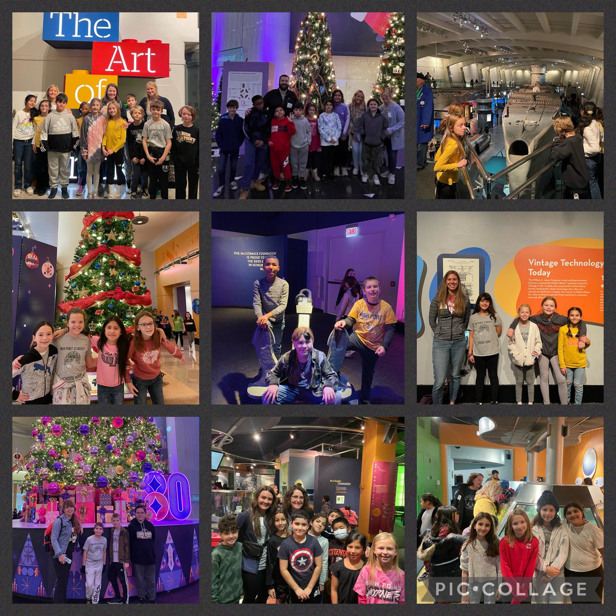 hpointschool's tweet photo. Just a few moments of our AWESOME whole school field trip to the amazing @msichicago! Proud of our students for showing kindness as they discovered the museum! #osd135 #hptpride https://t.co/3yqjB6y97t