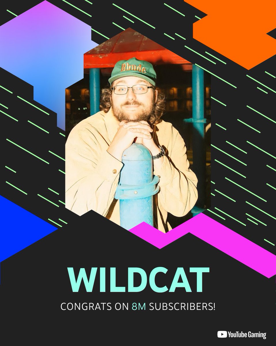YouTubeGaming's tweet photo. Which creator has 8 million subs and an amazing head of hair? 😎 Who else but @I_AM_WILDCAT 🎉
➡️ https://t.co/yQ4O0ucwWM https://t.co/WoW8pz9uNM