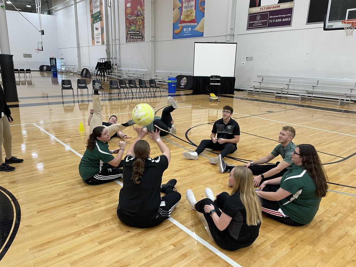 maryzipfel1's tweet photo. @APAC_SRU did such an amazing job at their session about Teaching disability Sport in a PE Setting at #SHAPEPA2022! @SHAPE_PA @SHAPE_America @slipperyrocku @sru_swec @sruphe #moveconnectbelong #adaptedphysicaleducation https://t.co/oOI5rrFPWw