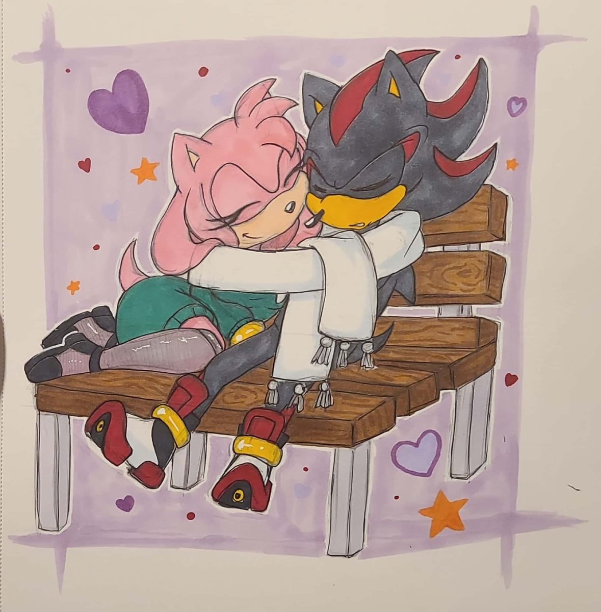 MomoTaroTea's tweet photo. #shadamy #ShadowTheHedgehog #AmyRose #SonicTheHedgehog #sonicart #sonicartist https://t.co/T9sbZcAGfH