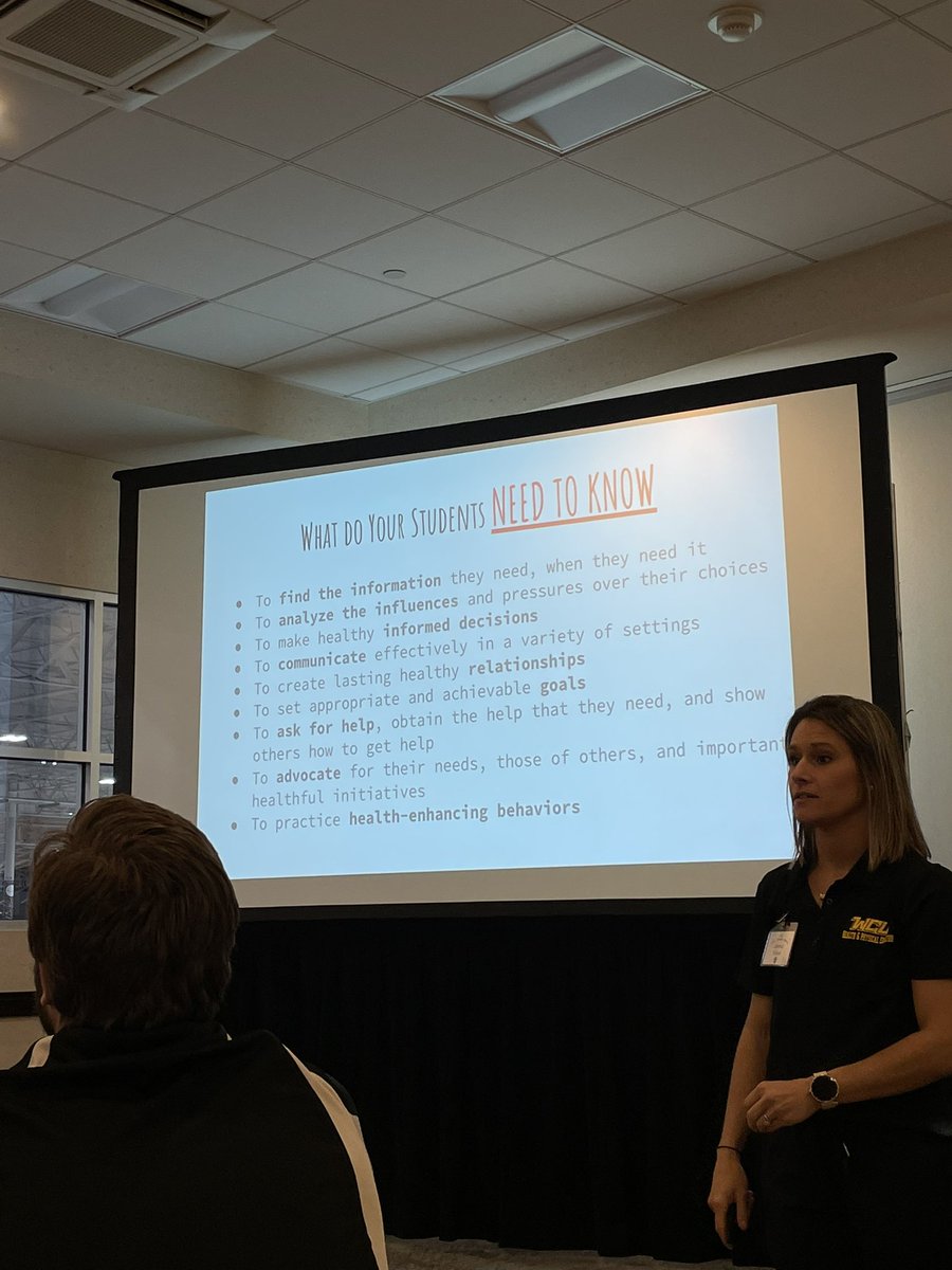 maryzipfel1's tweet photo. Attended a great Interactive Skill-Based Health Education session with @JennaFisherUSC @WCUofPA @sru_swec @sruphe @SHAPE_PA @SHAPE_America @slipperyrocku #SHAPEPA2022 #moveconnectbelong https://t.co/KLLyB2F6ij