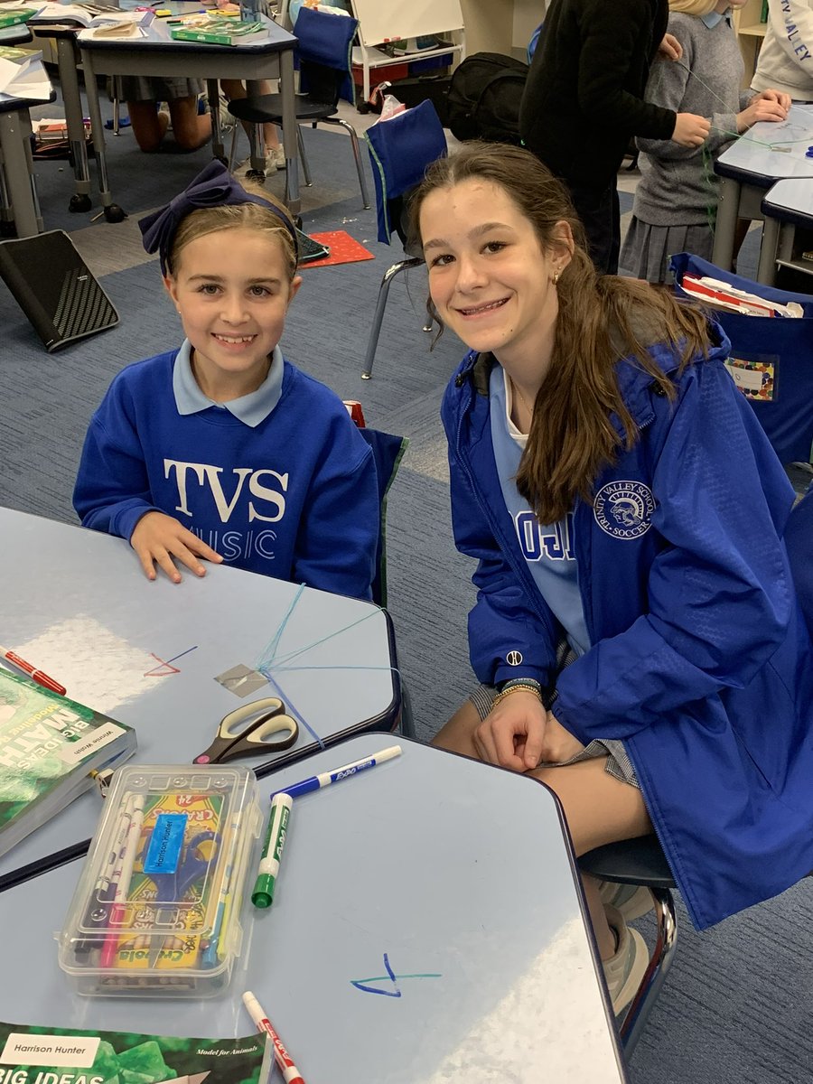 TVS Middle School (@tvs_middle) on Twitter photo Today during 7th and 8th grade selectives, the friendship bracelet selective visited 3rd grade to work on fine motor skills and making new friends! <a href="/TVS_Trojans/">Trinity Valley School</a> Today during 7th and 8th grade selectives, the friendship bracelet selective visited 3rd grade to work on fine motor skills and making new friends! <a href="/TVS_Trojans/">Trinity Valley School</a>