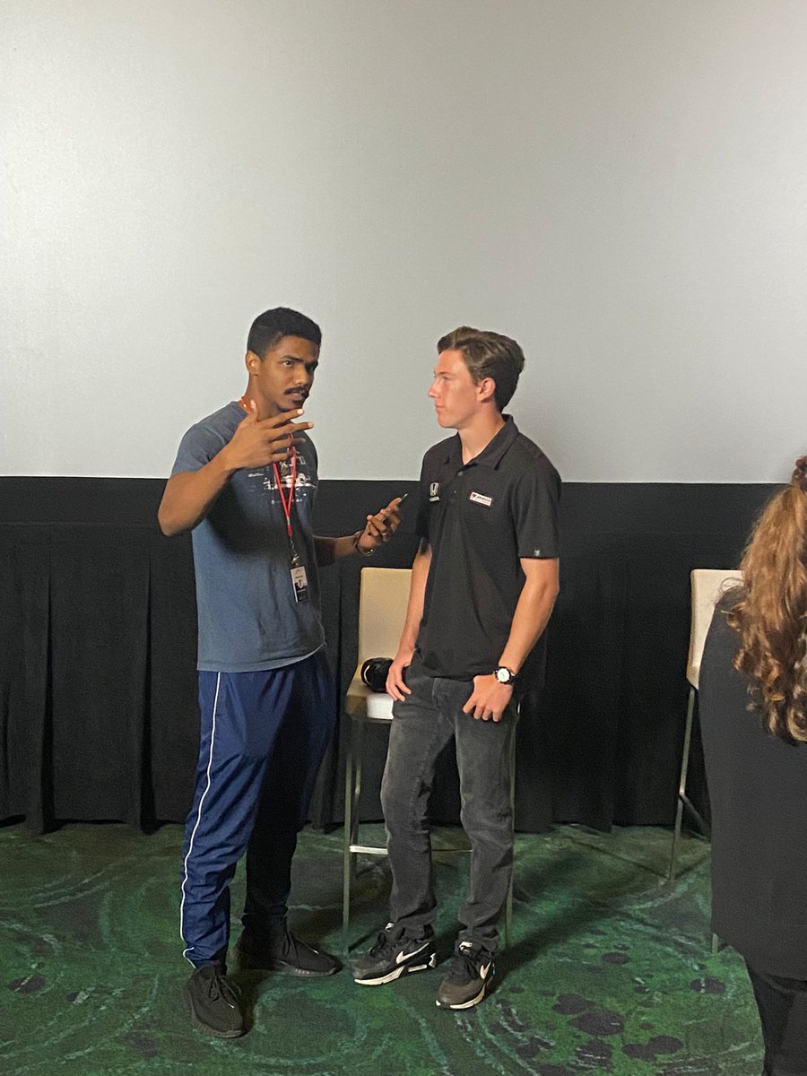 kyffin_simpson's tweet photo. Great few days meeting with school kids from all across the @Cayman_Islands. Q&amp;A's on #STEM > opportunities in motorsport, diversity... really cool.

Thankful have @CGRTeams and @Ericsson_Marcus here with us! 🙏🏻🏝️ https://t.co/5NXUEPL0T6