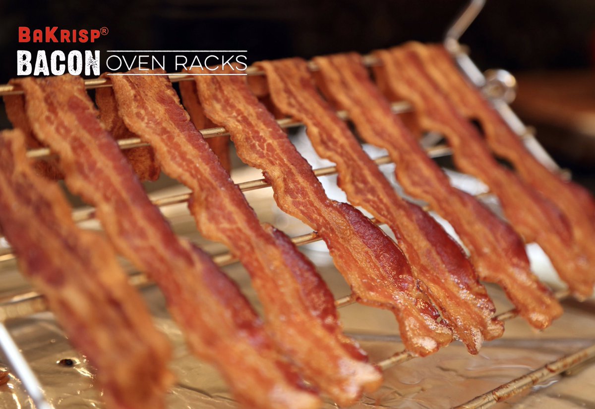 OvenBacon's tweet photo. The Gift 🛍 that keeps on giving! Use in the Oven or on the Outdoor Grill! 
BaKrisp® Bacon Oven Racks are Uniquely Designed for Crispy Cooked Bacon Of All Lengths And Thicknesses! You’ll Never Go Back To Pan Frying Your Bacon Again!
🇺🇸Mfd in the USA!🇺🇸
👉https://t.co/RK8xCedCyP👈 https://t.co/KfBjKdENqf
