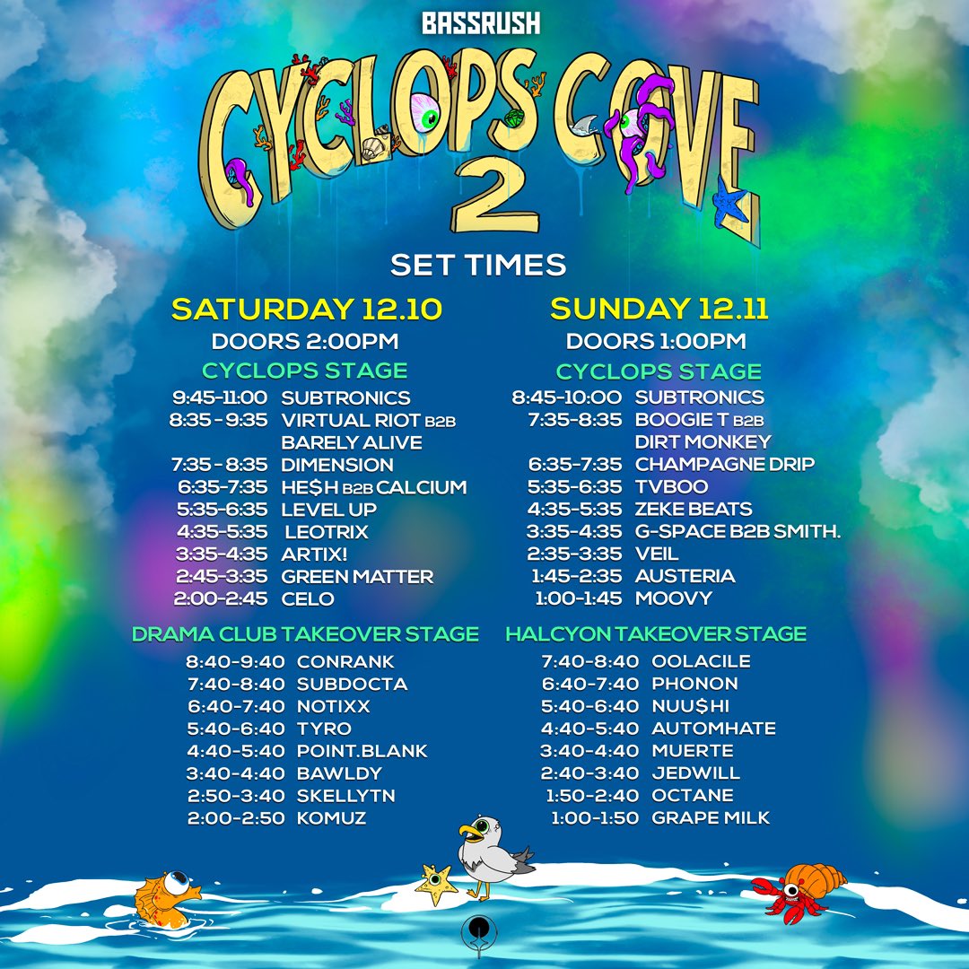 giving away 2 VIP tickets to cyclops cove!!! rt to enter and tag the friend u wanna bring in the comments

must be following me to win:) 

will be picking the winning duo dec 5th