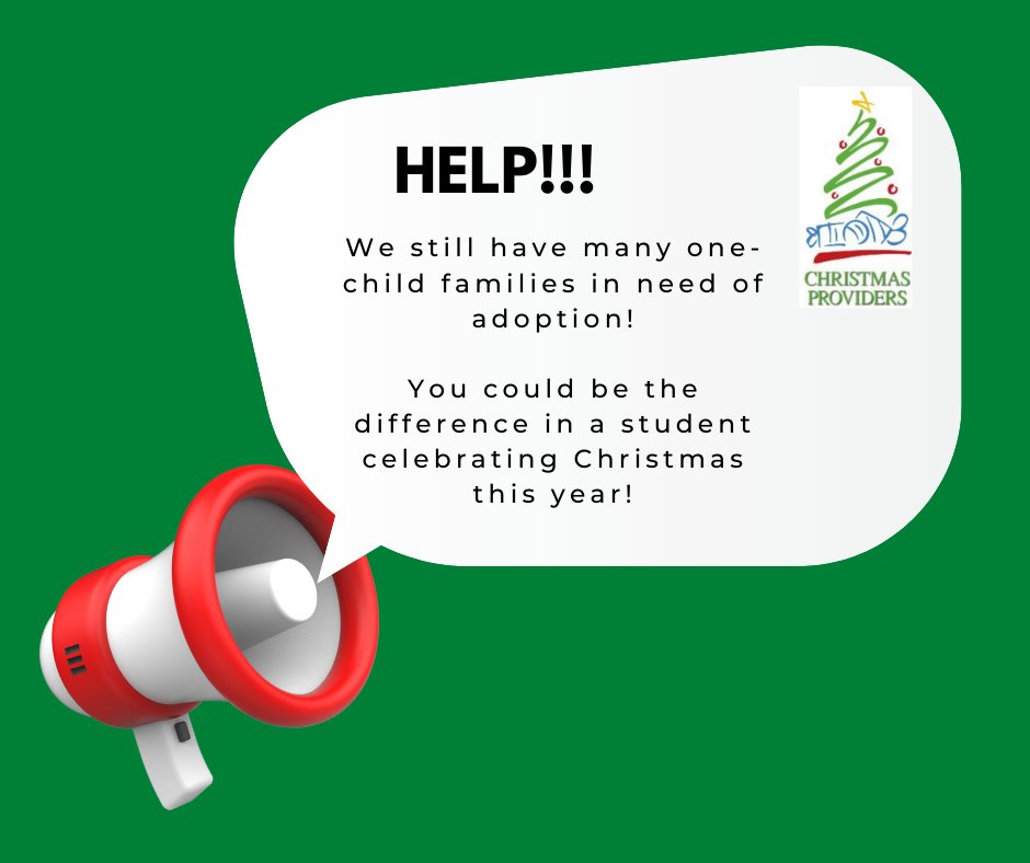 XmasProviders's tweet photo. Please consider adopting a family to help us reach our goal to bring Christmas to children in need. You could make all the difference! Please share!

https://t.co/WqNfGsERkh https://t.co/2oBhTGPlgo