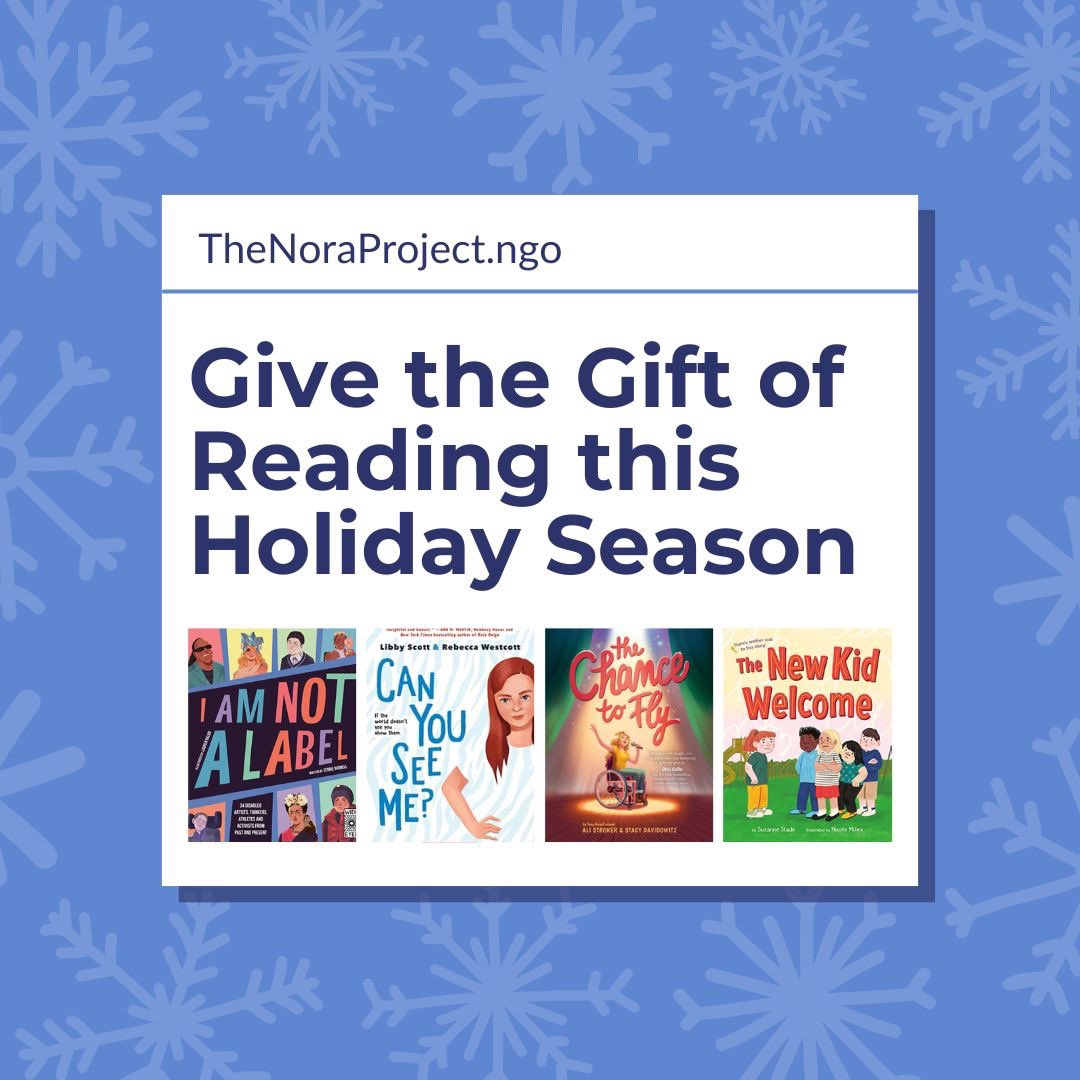 It’s the perfect time to “gift” a love of reading! Check out our latest #NoraNotes blog post for a few of our favorites that will make perfect gifts for friends and family alike. #KidsLit thenoraproject.ngo/nora-notes-blo…