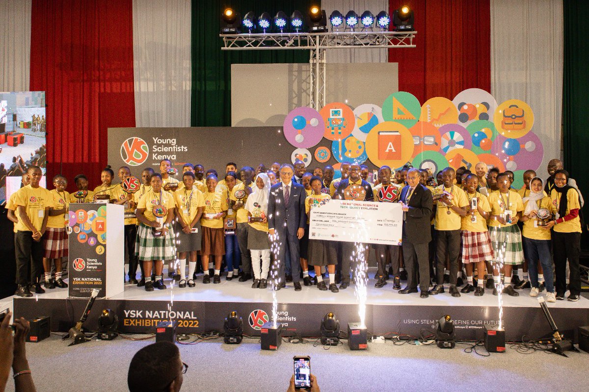 Young Scientists Kenya🇰🇪 (@ystkenya) on Twitter photo You all made the #YSKEXHIBITION2022 a Huge Success!
Thank you! You all made the #YSKEXHIBITION2022 a Huge Success!
Thank you!
