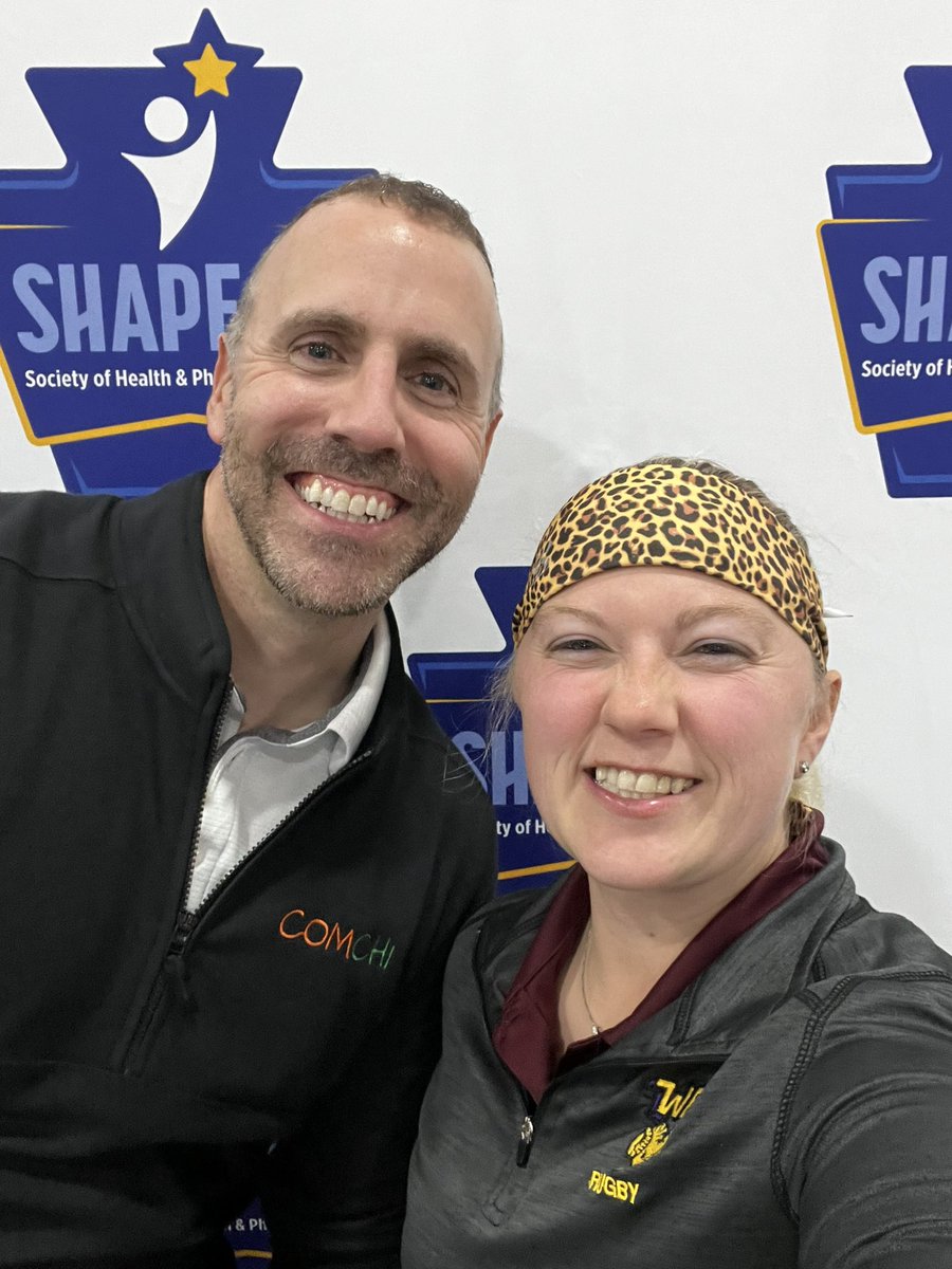 MrsMohl_HPE's tweet photo. Always great hanging out & sharing laughs with @BoShappell at #SHAPEPA2022 🙌🏻 https://t.co/Ygptl7pyBS