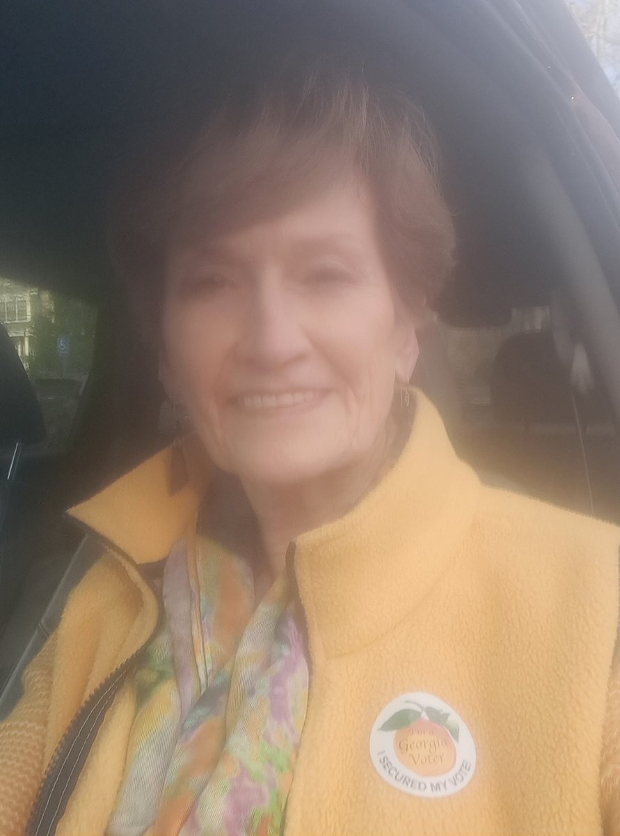 mere___dith's tweet image. My Mema (lifelong Republican) just voted for @ReverendWarnock in Roswell ❤️💌❤️‍🔥