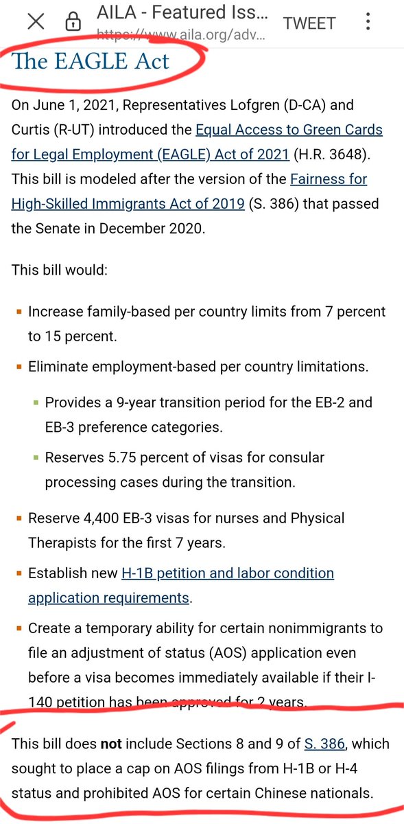 ShadesOfBlueAn1's tweet photo. @AILANational: We are Neutral on per-country bill as long as Scott amendment in #HR1044 are removed 😇😇

#HR3648 = Scott amendment removed ❌️

AILA = Never mind, we still oppose #EAGLEAct 😭

@PabloReports is this worth a story in hypocrisy? https://t.co/ok9WLQxyLc