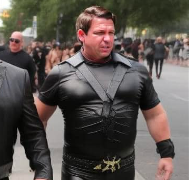 RealWokeJuice's tweet photo. Kinky.  #RonDeSantis #LGBTQIA #workitgurl #strut #powerbottom #republicans #republicanhero #DeSantis2024 https://t.co/gyrECIlc5B