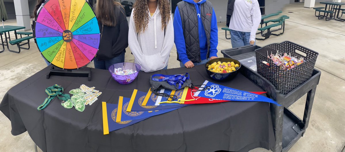 jenlsanders's tweet photo. So proud of our IB Ambassadors and the lunch activities they create to encourage students to be IB Learners. Spin it to Win it today for our 6th graders! #ibmyp #learnerprofiletraits #sciaibambassadors #greatertogether #BSDproud @SCIABEARS @IBinBSD https://t.co/HETmQFWSke