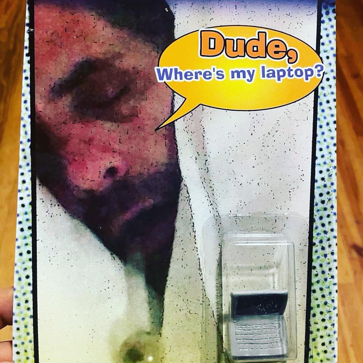 s2htoyco's tweet photo. Dude, Where’s My Laptop? Figure. Perfect gift for Xmas, particularly if you’re buying for Hunter. #HunterBidensLaptop 

https://t.co/MYa8hkJ0ET https://t.co/0RXO7iVrjz