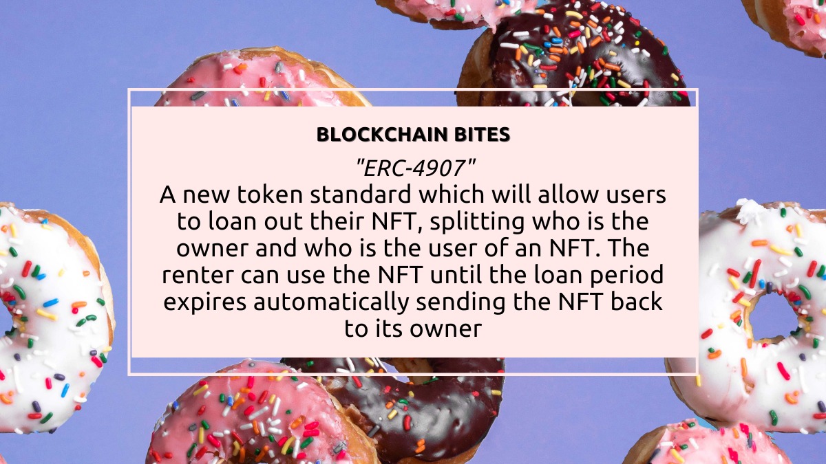 #blockchains #blockchainbites #nftbooking #nfttravel #erc4907 #ERC #NFTutility