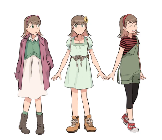 sometimes I think too hard on outfits I draw in my comics, but they hardly appear properly/in color so I wanted to draw some I liked  