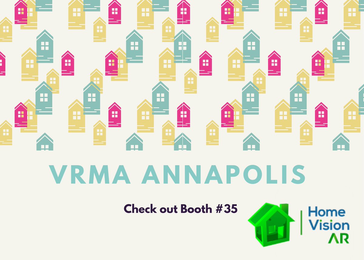 HomeVisionAR's tweet image. Just three days away from the VRMA Connect in Annapolis, MD💥

Stop by booth #35 for a free demo and a glimpse of what your #homevisionhome could look like 🏡

#homevisionar #vrmaconnect #vrmaannapolis #smallbusinesspa #yoco