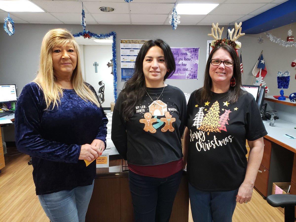 NorthMesquiteHS's tweet photo. Day 2: Deck the Halls in Holiday Attire! #12DaysofNorth #NorthsidePride https://t.co/MhNeozpUKp