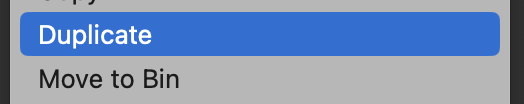 valpnow's tweet photo. @creativecloud you should really consider putting "Move to bin" under the "duplicate" option in Bridge. It's not a good choice IMO. https://t.co/iaiZNzOBJv