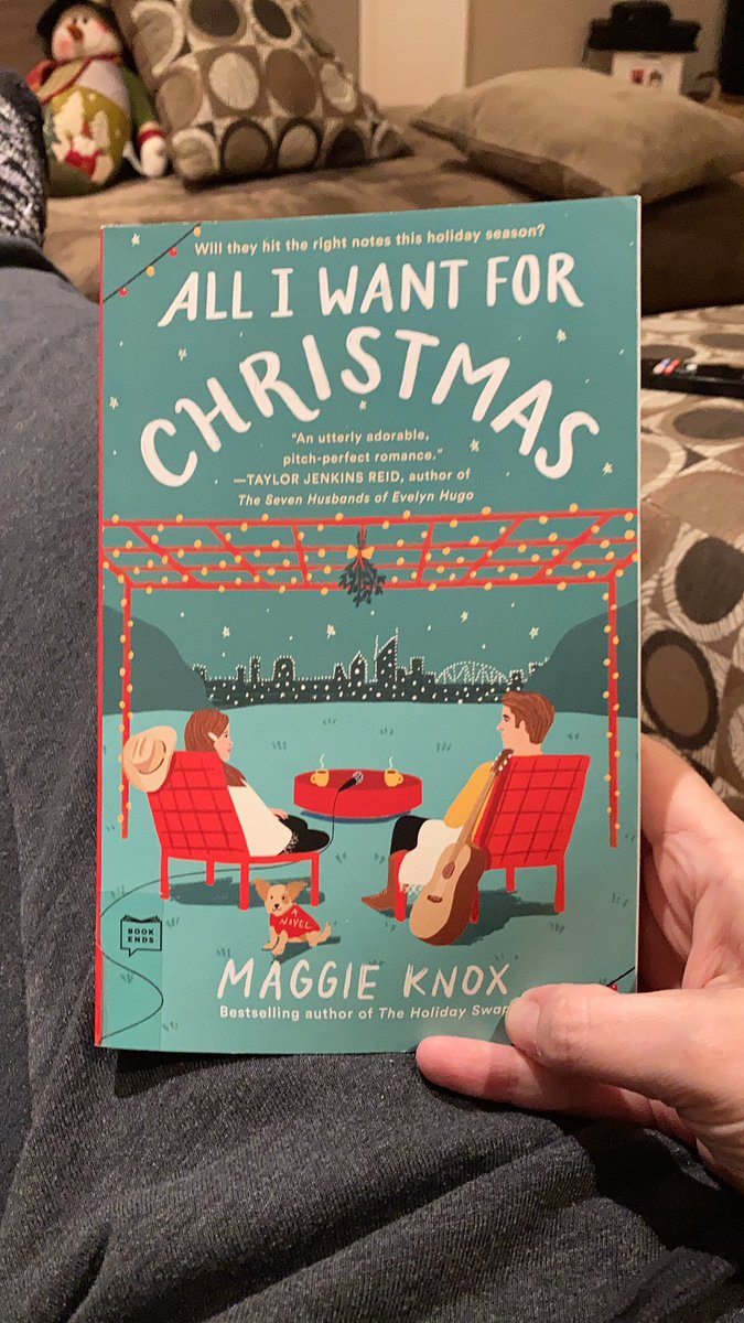 WYSR_Podcast's tweet photo. And we’re off!! Your favorite podcast hosts are embarking on a 48 hour readathon, starting with All I Want for Christmas by @maggieknoxbooks. What are you reading this weekend? 🎄 https://t.co/vpASjY9jEj