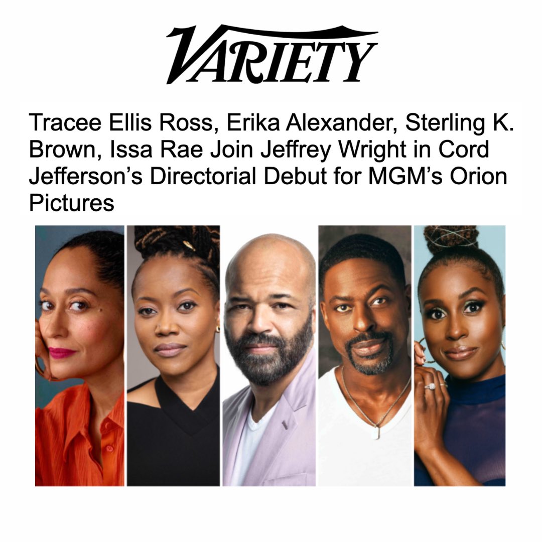 Had the the time of my life Working with this TALENTED cast! An honor to be in <a href="/cordjefferson/">Cord Jefferson</a>’s directorial debut! 🙌

Read the full article here: variety.com/2022/film/news…

#Variety #NewFilm #BlackExcellence <a href="/angelique814/">Angelique Jackson</a>