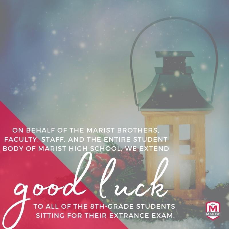 MaristChicago's tweet image. Marist High School wishes good luck to all of the 8th-grade students sitting for their entrance exam tomorrow! #FutureRedHawks