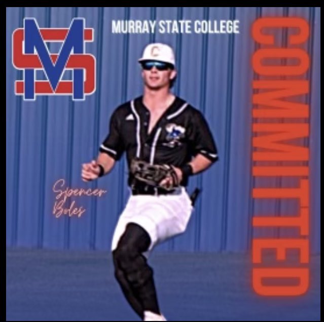 I would like to thank everyone who has helped me through this process! I am excited to announce I will be continuing my academic and athletic career at Murray State college. #Letitloose