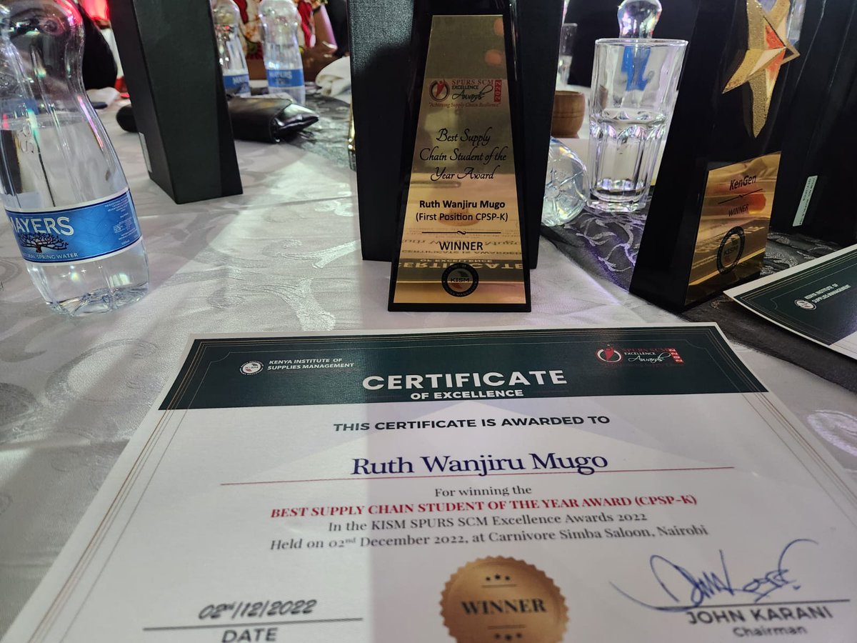 WanjiruMugo12's tweet photo. What a way to end the year!
Truly rewarding 🙏
#KISMSPURSAWARDS2022
#ontothenextone https://t.co/JGbfP7DUdi