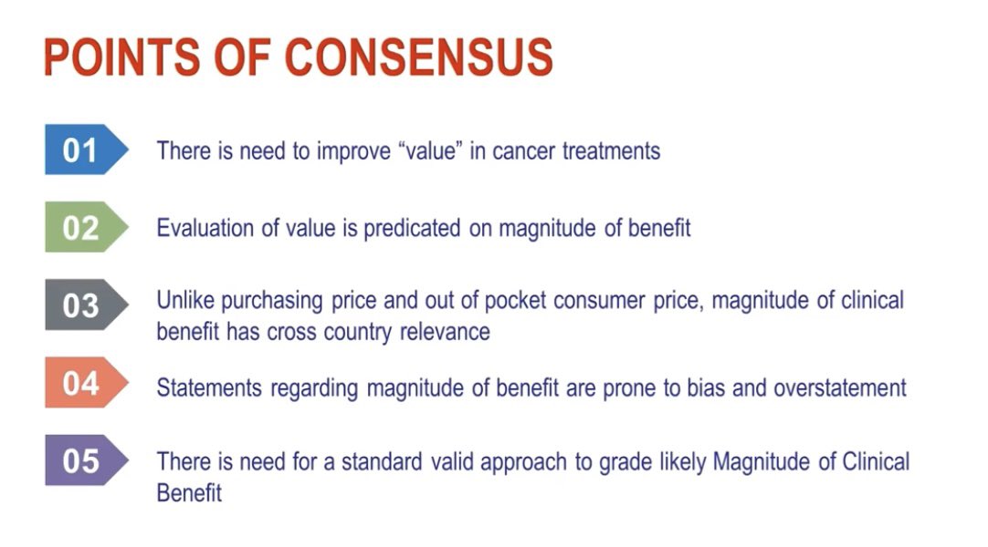 If you missed an excellent talk on @myesmo magnitude of clin benefit scale by @chernynathan at Consilium, watch here youtu.be/Bide7IYOSkQ @ecancer @oncology_bg @EAEisenhauer @MyelomaEurope @EORTC @KateEMor_ @EricLow71 @MyelomaUK @AnticancerOrgUK @EuropeanCancer @anandaplate