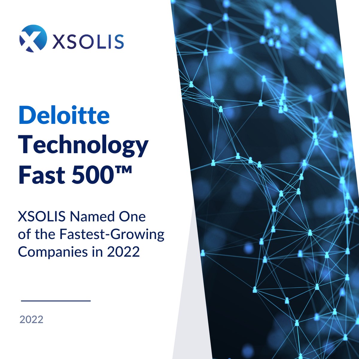 We made the list! XSOLIS was ranked No. 367 on the 2022 Deloitte Technology Fast 500. We are honored to be featured among the fastest-growing technology companies in North America. bit.ly/3XJcWMZ #deloittetechfast500 #nashvilletech #healthIT