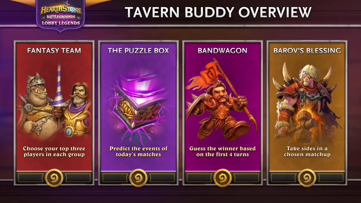 HSesports's tweet photo. If you are watching us on Twitch - don’t forget to check out the Tavern Buddy, where you can take a part in various, community-engagement activities! Here’s a little sneak peek!

🟣 https://t.co/P41AgIBGcw

For more details check out: https://t.co/0OJgxvLvx4

#HSEsports #BGLL https://t.co/nJZEYR7hNS
