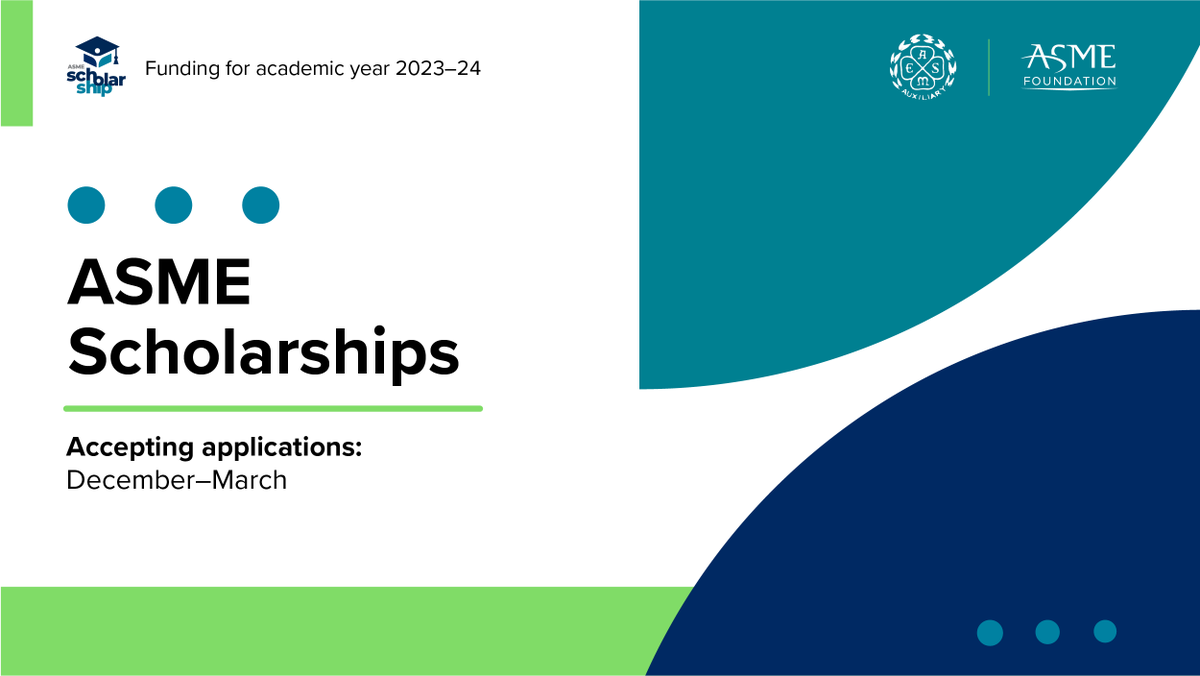 MasatoNakamura's tweet photo. 【おすすめ】
@ASMEdotorg Scholarship Program is shaping the future eng'g workforce helping #mechanicalengineering students' reach their #engineeringedu goals. 586K+ was distributed for the 2022-23 school year. Online application is now open for 2023-24: https://t.co/L3Bc9VfzIM https://t.co/tWemdswAQF