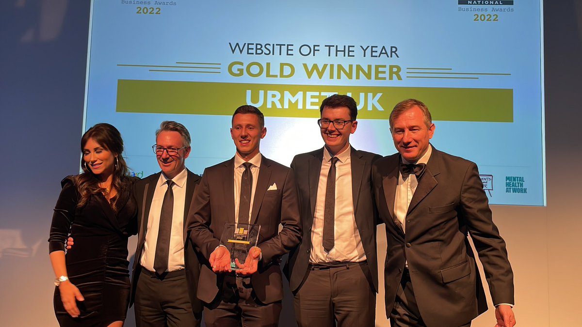 eventsandprmk's tweet photo. Urmet UK you are on 🔥! Congratulations for winning GOLD in the Website of the Year category at the #SMENationals 2022 https://t.co/i8cCuRJH94
