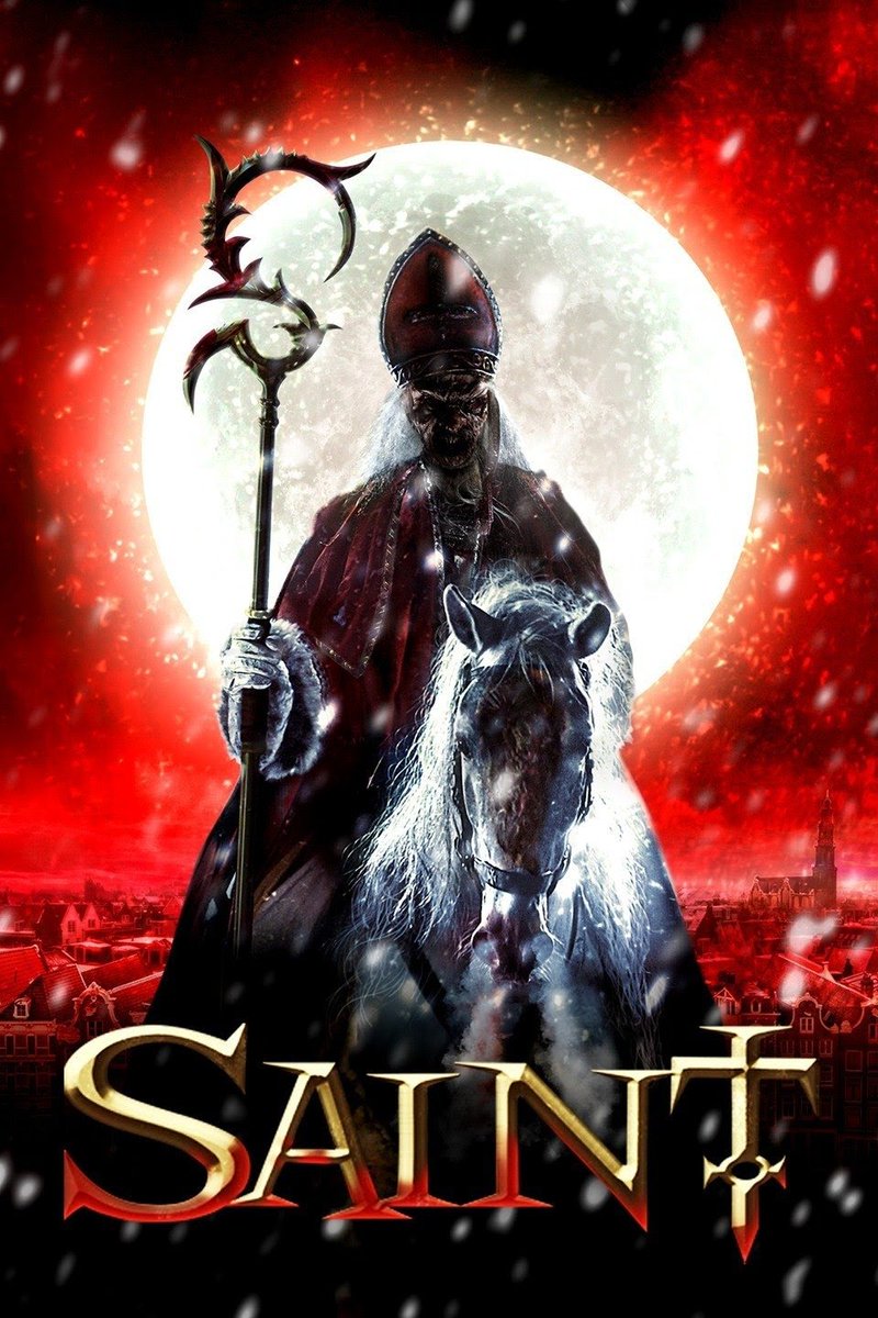 HorrorSeen's tweet photo. Advent Calendar Horror #24daysofchristmashorror 

#Day2 

Dick Maas wonderful Saint (akaSint) 2010.

A horror film that depicts St. Nicholas as a murderous bishop who kidnaps and murders children when there is a full moon on December 5.

We will share an Xmas horror every day ! https://t.co/r9j6auilaa