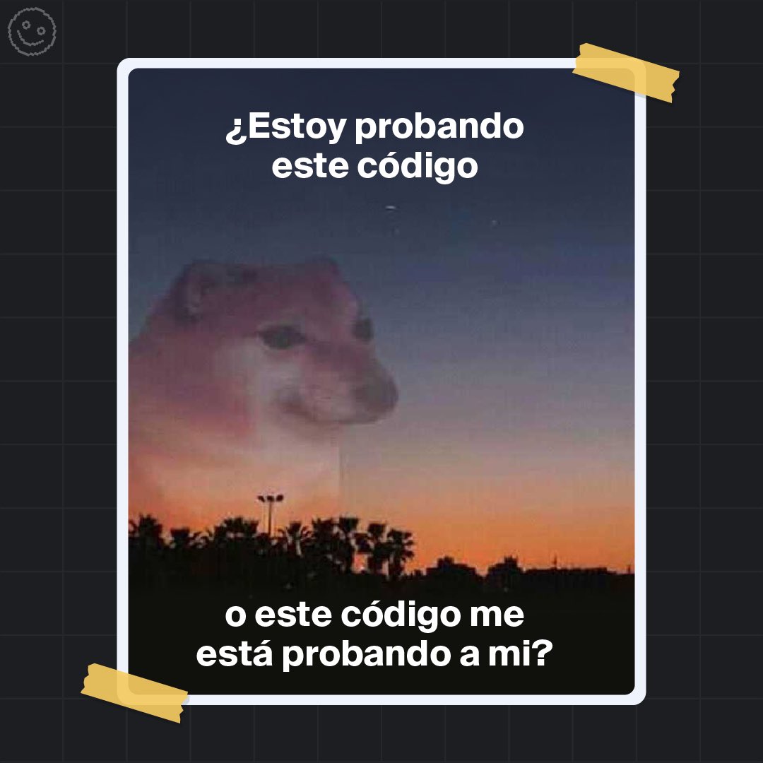 tripleten_latam's tweet image. 🤔¿O ambos nos estaremos probando? 🤣🤣🤣🤣
.
.
.
.
.
#PracticumLatam #PracticumVibes #TechMemes #memesespañol #programmerhumor