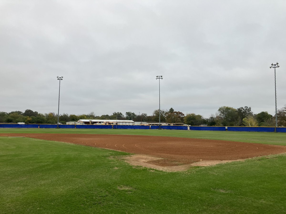 Bridges Field got a little TLC today!! Starting to feel the vibe!!! #TCC