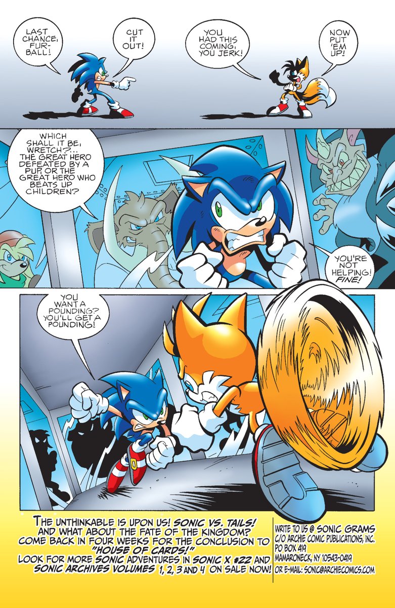 Hourly Archie Sonic tweet media