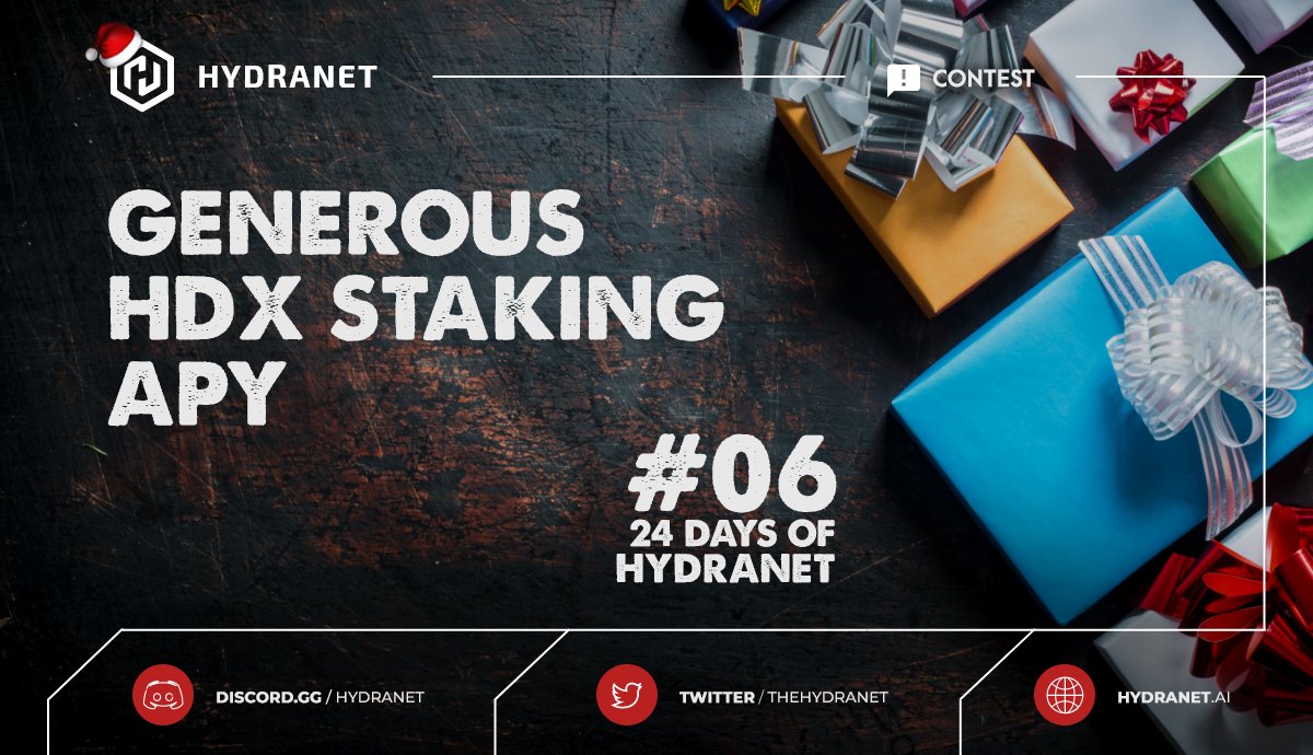 HydranetDAO's tweet photo. Hydranet - HDX Staking APY

Hydranet offers a generous #APY for its $HDX token
holders. This APY will eventually be replaced with the
lucrative revenue from the DEX transaction fees.

https://t.co/NJgandjn3H

#Crypto #Blockchain #Airdrop
#06/24 https://t.co/GexchNJzOa