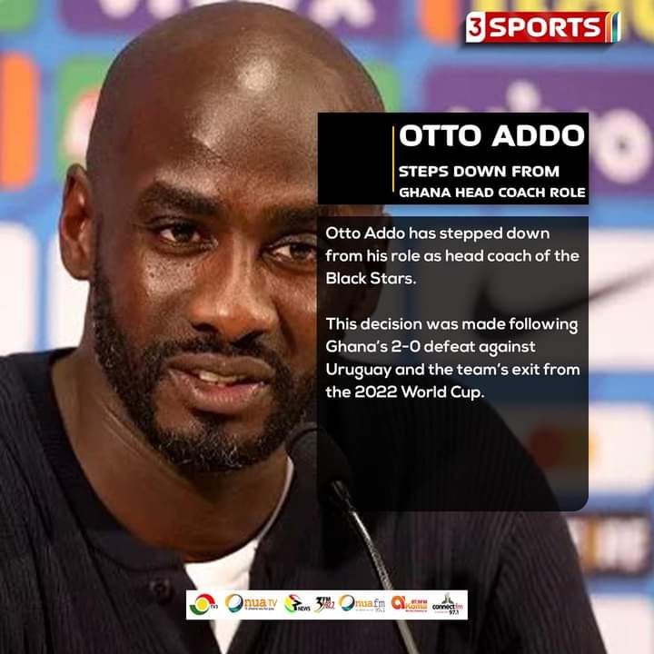 OkutuBuer's tweet photo. Otto Addo has no emotional attachment to Ghana so he doesn't feel our pain. Much as his resignation might seem honorable after such a disastrous performance, his additional comments tell a different story: a double standards man without principles #FIFAWorldCup2022 @tv3_ghana https://t.co/BlqrhJqtKs