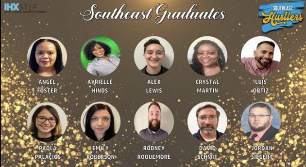 A huge shout out to our S.T.E.P Graduates!! 🎓🎉 Congratulations to our Hustlers!! 🥳🎊 #SoutheastHustlers #IHXSTEP