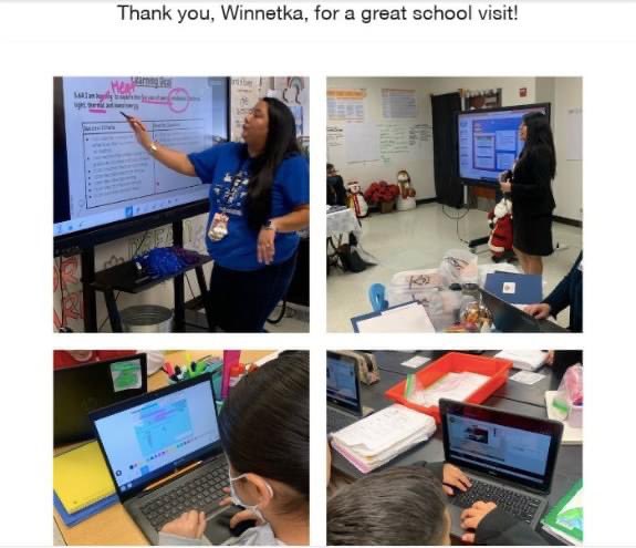 WinnetkaDISD's tweet photo. Winnetka Elementary was proud to receive the Sunset and Molina Principals, Assistant Principals, and Campus Instructional Coaches! You are always welcomed at our campus because at Winnetka we are a Family! Wildcat Pride! The Future is Bright! #WeKeepRising https://t.co/5JFKkZUGjN