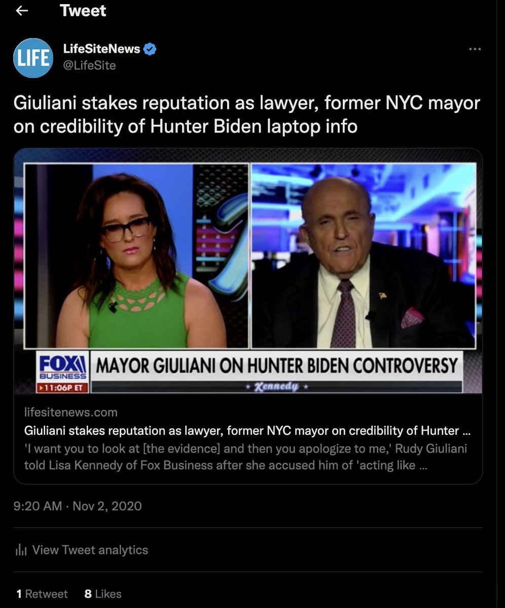 <a href="/elonmusk/">Elon Musk</a> <a href="/elonmusk/">Elon Musk</a>  FULL TRANSPARENCY: we're a pro-life &amp; pro-family Catholic news org w/ 57k+ followers... are we supposed to believe that only 8 ppl liked our #HunterBidensLaptop  story and only ONE person RT'd it? 🤔