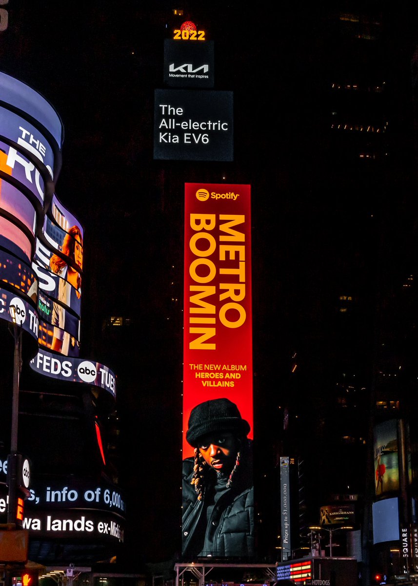 MetroBoomin's tweet photo. Thank you!!! @Spotify 🦸🏾‍♂️🤝🏾🦹🏾‍♂️🔥 https://t.co/dhCIGuGB3q