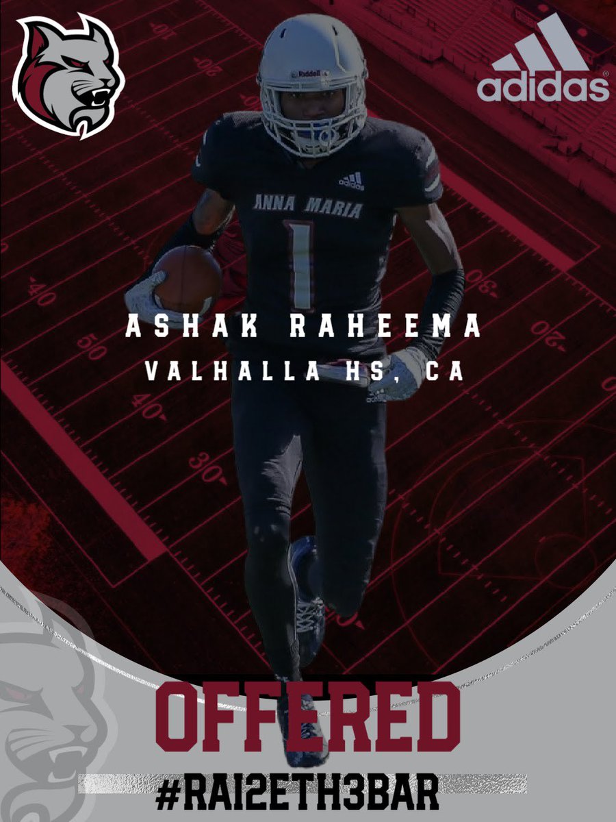 Ashak Raheema (@ashak_raheema) on Twitter photo I am very thankful and proud to say I received my first offer from <a href="/AMCAT_Football/">AMCAT Football</a>. I want to thank <a href="/Coach_Thayer/">Nicholas Thayer</a> and the staff for giving me this opportunity. Thank you guys!! @CoachCherryVHS <a href="/M79Coach/">CoachM79</a> @ValhallaFotball I am very thankful and proud to say I received my first offer from <a href="/AMCAT_Football/">AMCAT Football</a>. I want to thank <a href="/Coach_Thayer/">Nicholas Thayer</a> and the staff for giving me this opportunity. Thank you guys!! @CoachCherryVHS <a href="/M79Coach/">CoachM79</a> @ValhallaFotball