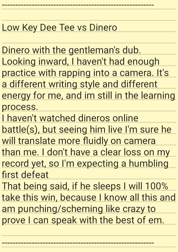 PenOverTheSword's tweet photo. Second 🍽️ up for a prediction on the UBL Onlines "Violent Night" Table:

      LOW KEY DEE TEE vs DINERO
                   ⬇️        ⬇️         ⬇️
                 DINERO with the W
For all around fluidity > punchline heavy bars

More detailed review in the note attached! https://t.co/qTOGecFpem