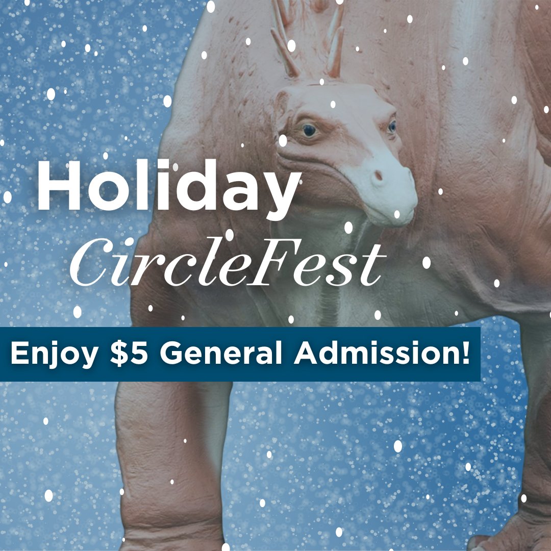 goCMNH's tweet photo. Tis’ the Season for Science ❄️
We’re celebrating @universitycircle's 28th Annual #CircleFest with $5 admission! Register for tickets & visit @goCMNH on your way around the neighborhood this Sunday, December 4. #goCMNH
https://t.co/Edxrj0hLRy https://t.co/0dF0gtxys6